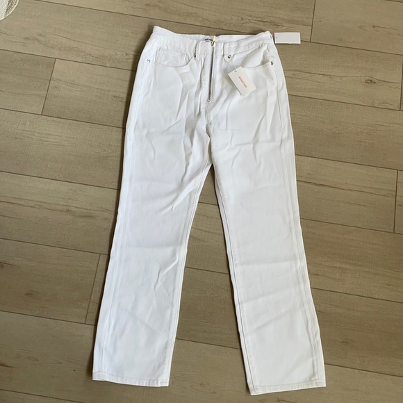 NWT Good American white jeans - Picture 3 of 6